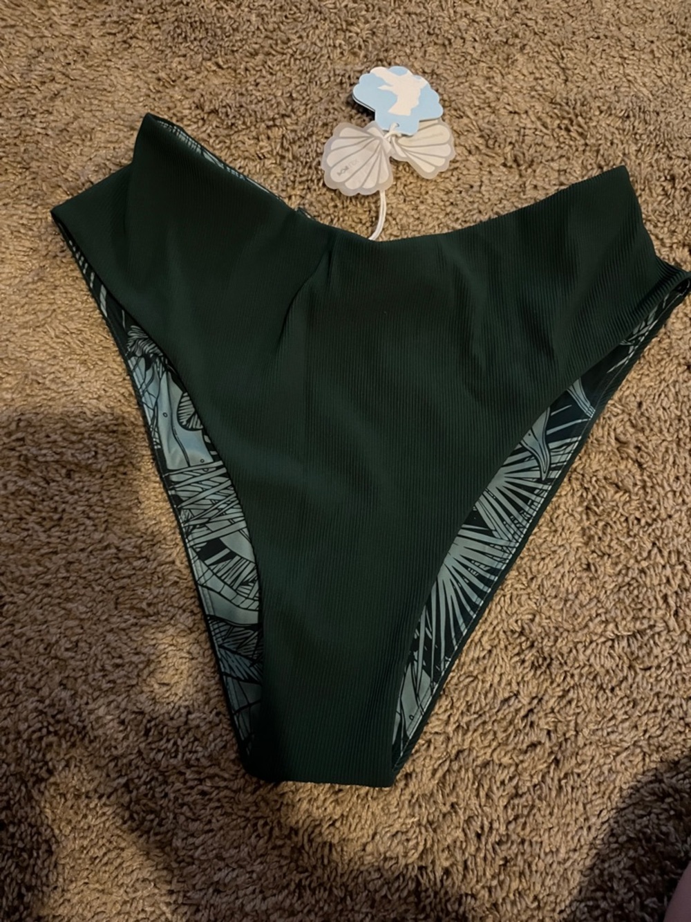 Popflex 1x bikini bottom nwt dark green